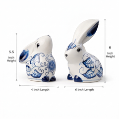 Easter Imperial Blue Bunny Duo