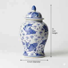 Imperial Koi Urn