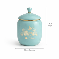 The Studio Turquoise Jar
