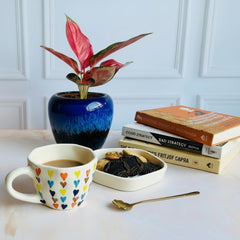 Colorpop Heart Mugs Set
