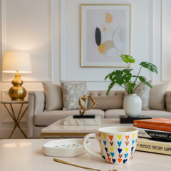 Colorpop Heart Mugs Set