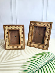 Walnut Weave Frames -Grande & Petite