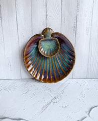 The Rustic Garden Shell Chip n Dip Platter