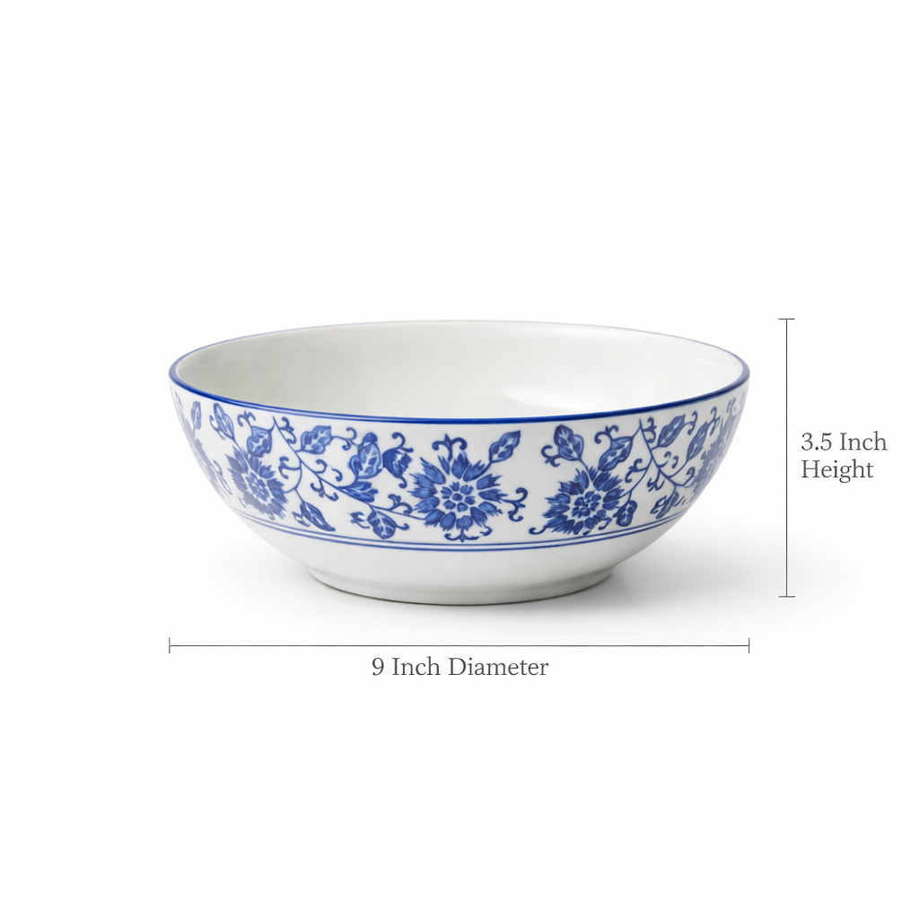 The Imperial Blue Salad Bowl