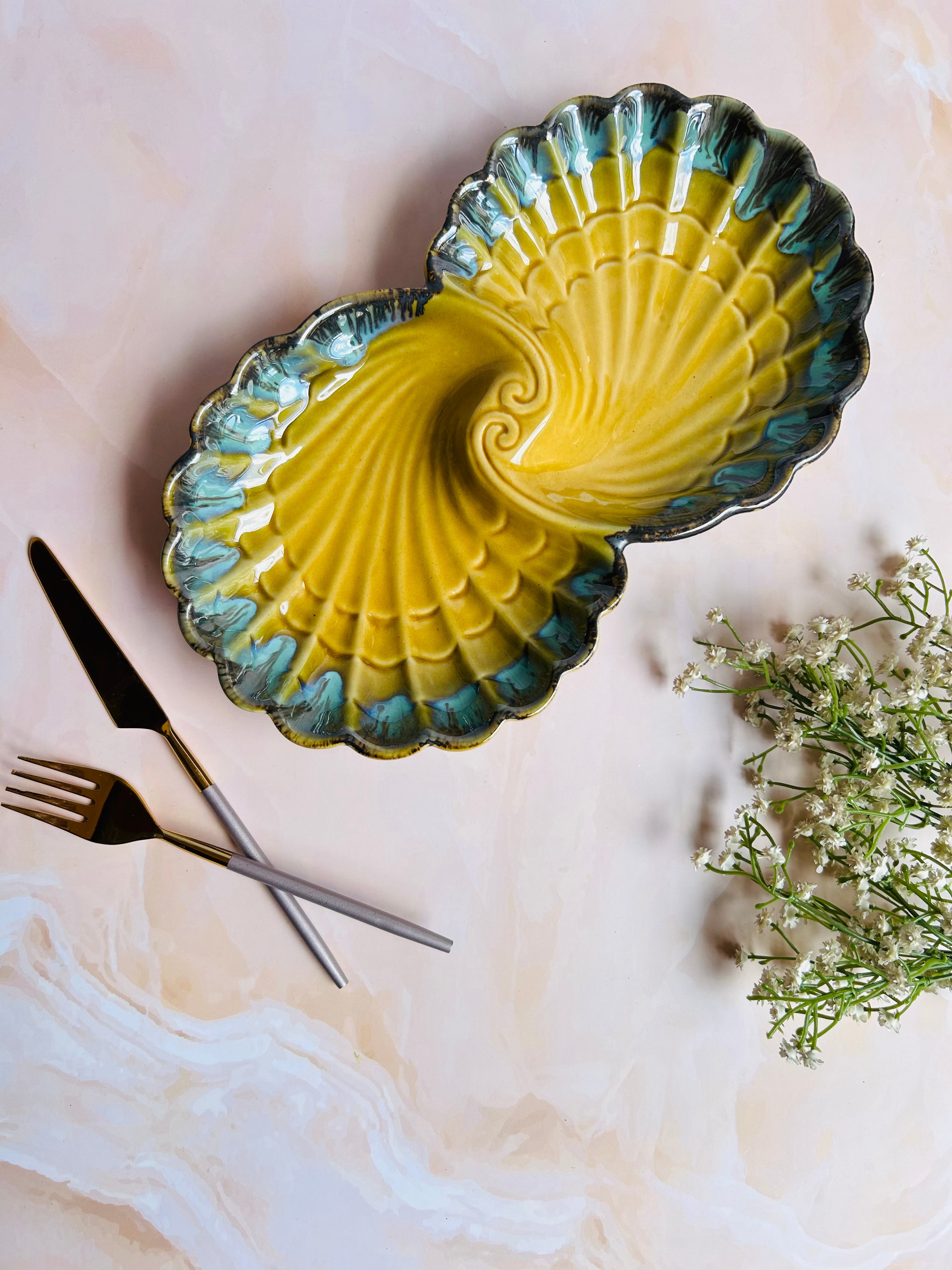 Meadow Twin Shell Platter