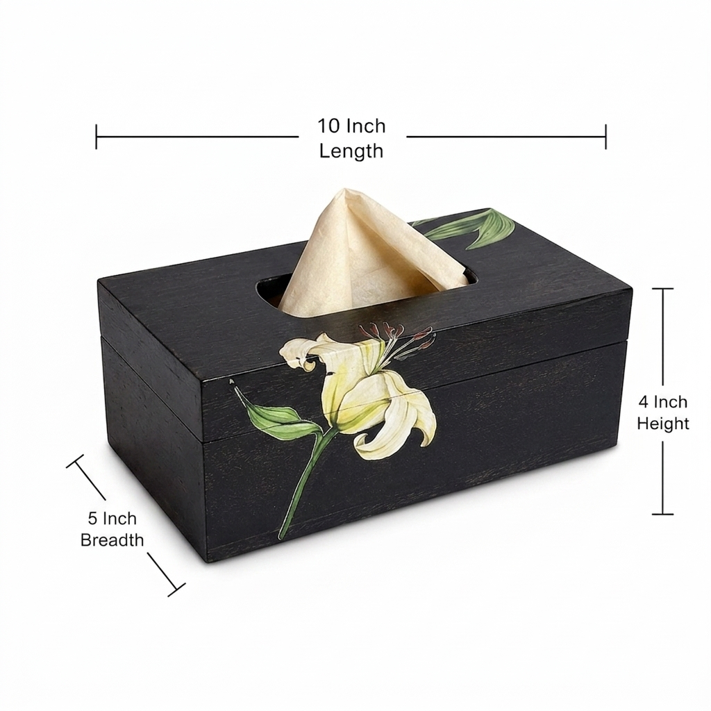 The Lily Bloom Tissue Box