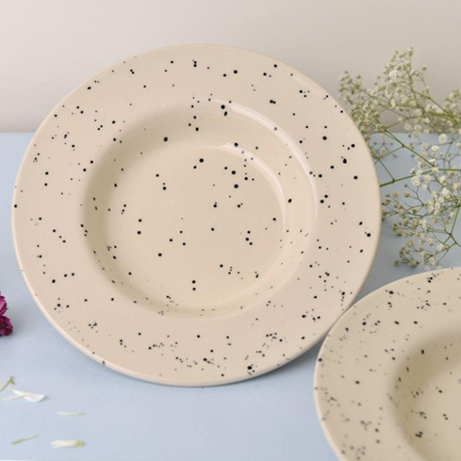 Blue Stippled Plate