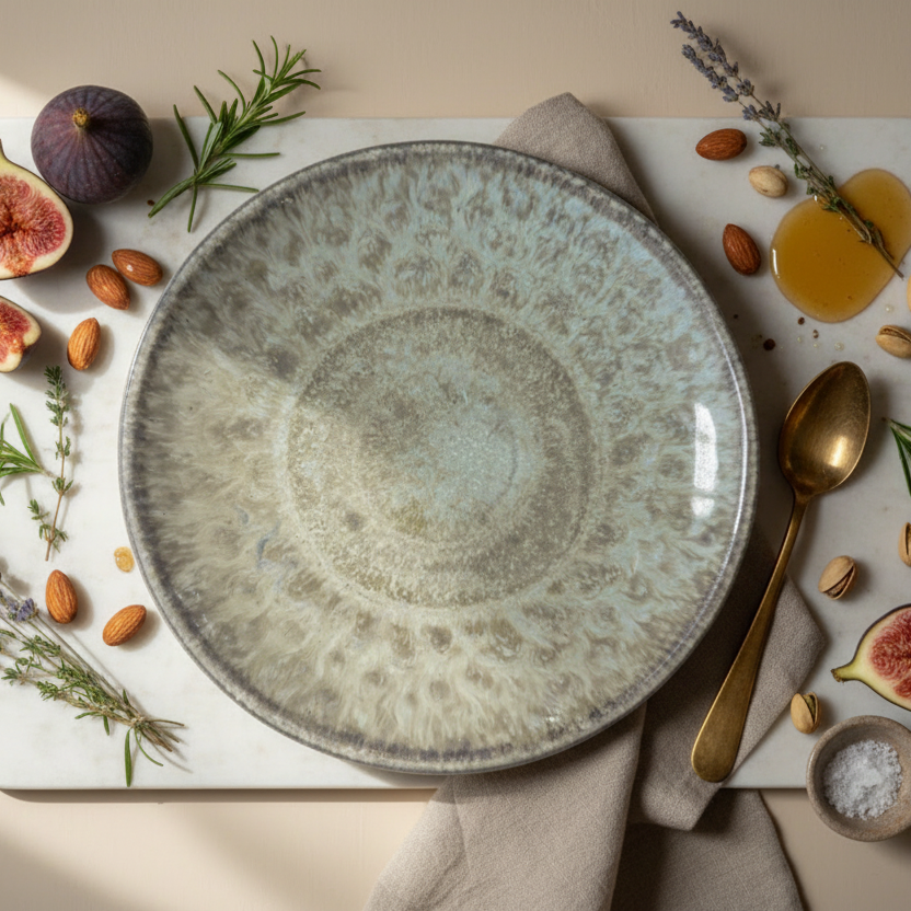 Cosmic Crater Platter-Round