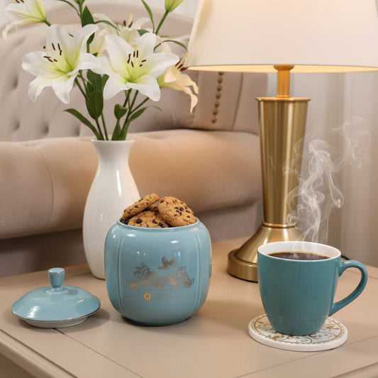 The Studio Turquoise Jar