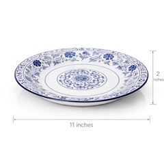 Imperial Blue Dynasty Deep Serve Platter