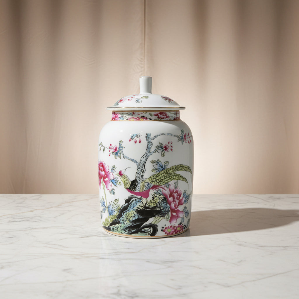 Rosé Imperial Ginger Jars ~ Set of 2