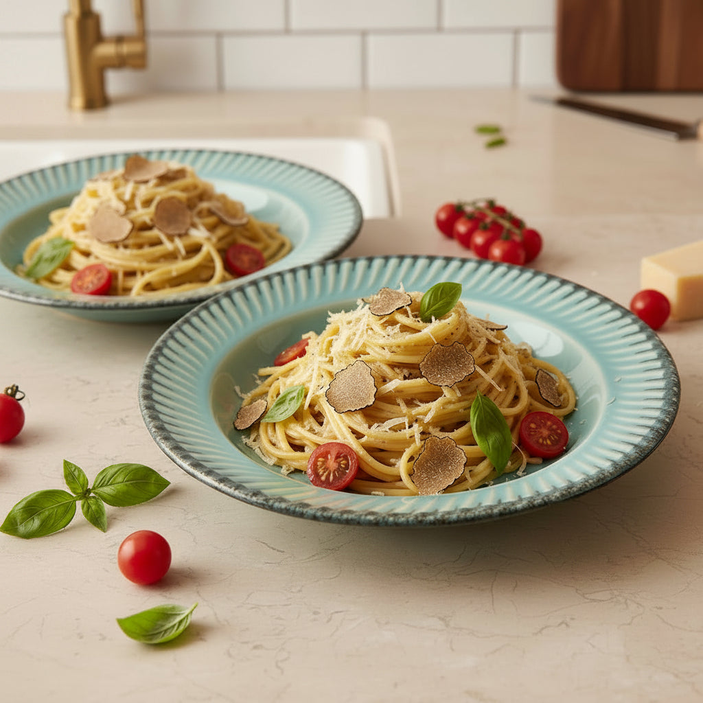 Mediterranean Muse Pasta Plates ~ Set of 2