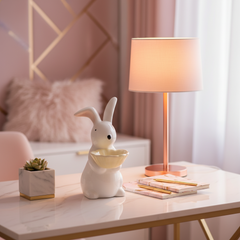 Ivory Bunny Decorative Accent