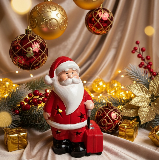 Santa On The Go (with LED Lights)