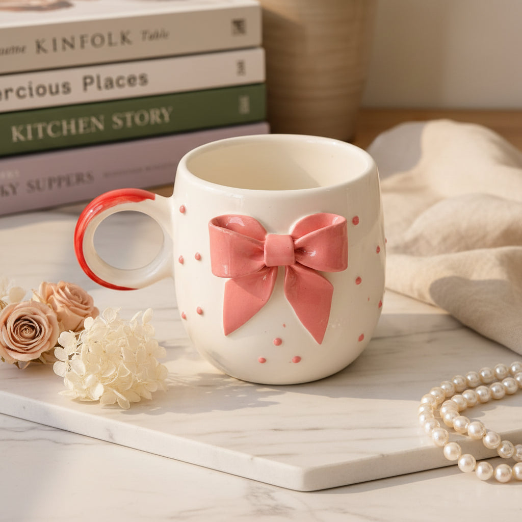 The Blush Bow Mug