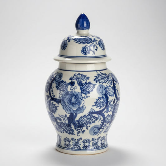 Imperial Blue Dynasty Urn - Grande