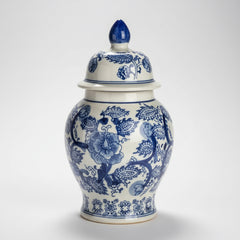 Imperial Blue Dynasty Urn - Grande