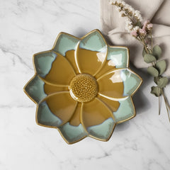 Marigold Lotus Bloom Platter