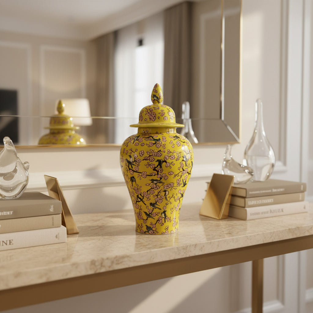 Golden Flora Heritage Jar