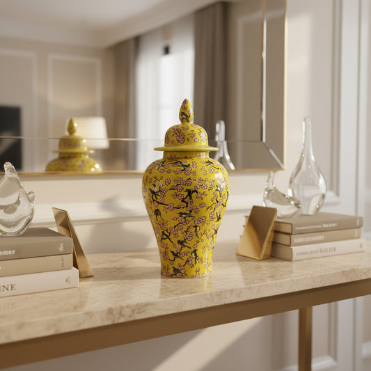 Golden Flora Heritage Jar