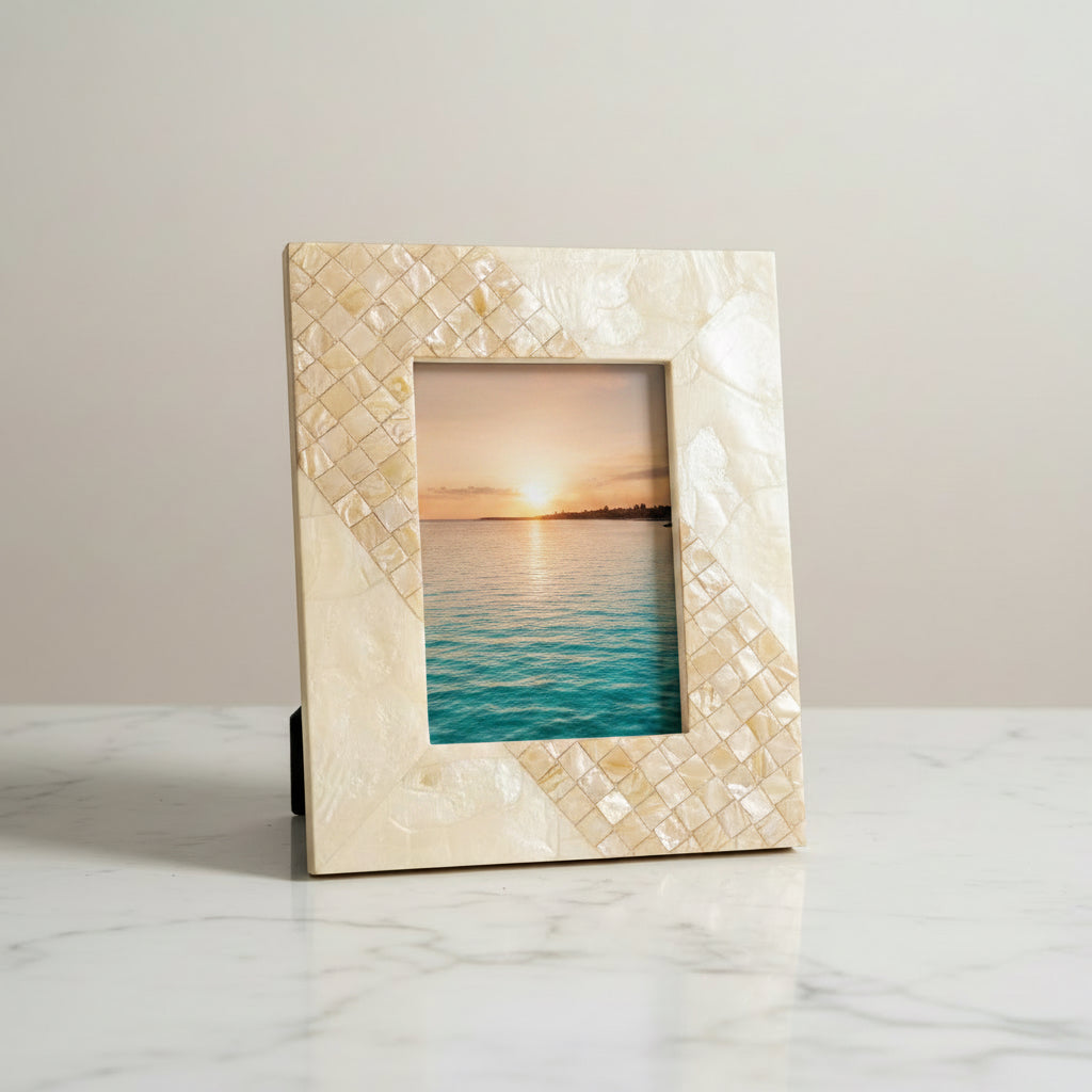 Pearl Mosaic Photo Frame