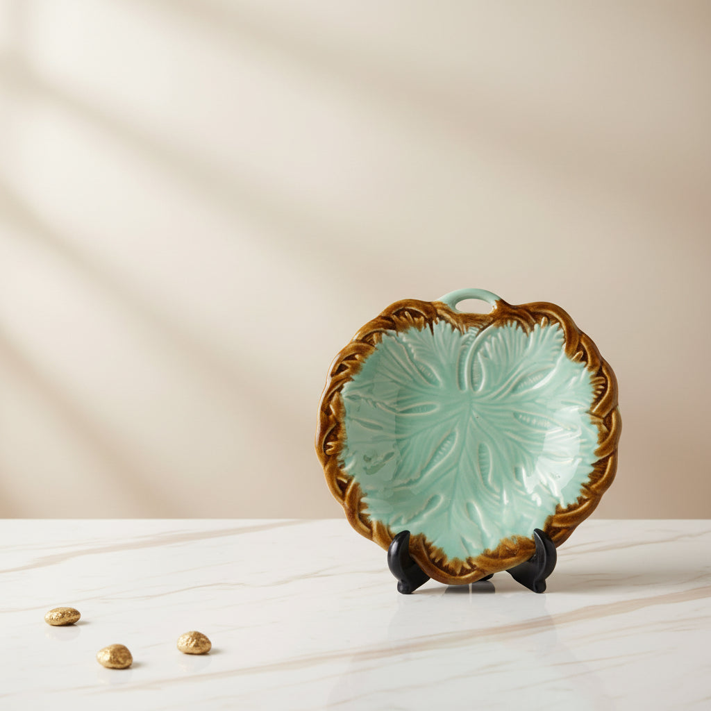 The Aqua Leaf Platter
