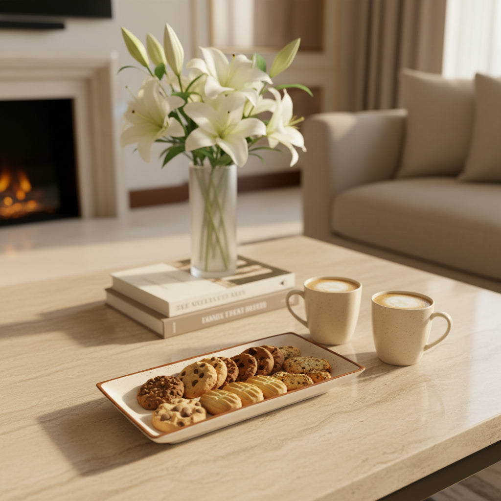 Rustic Ivory Snack Platter