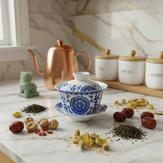 Heritage Blue Pottery Soup Bowls