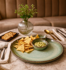 Mist Jade Chip & Dip Platter