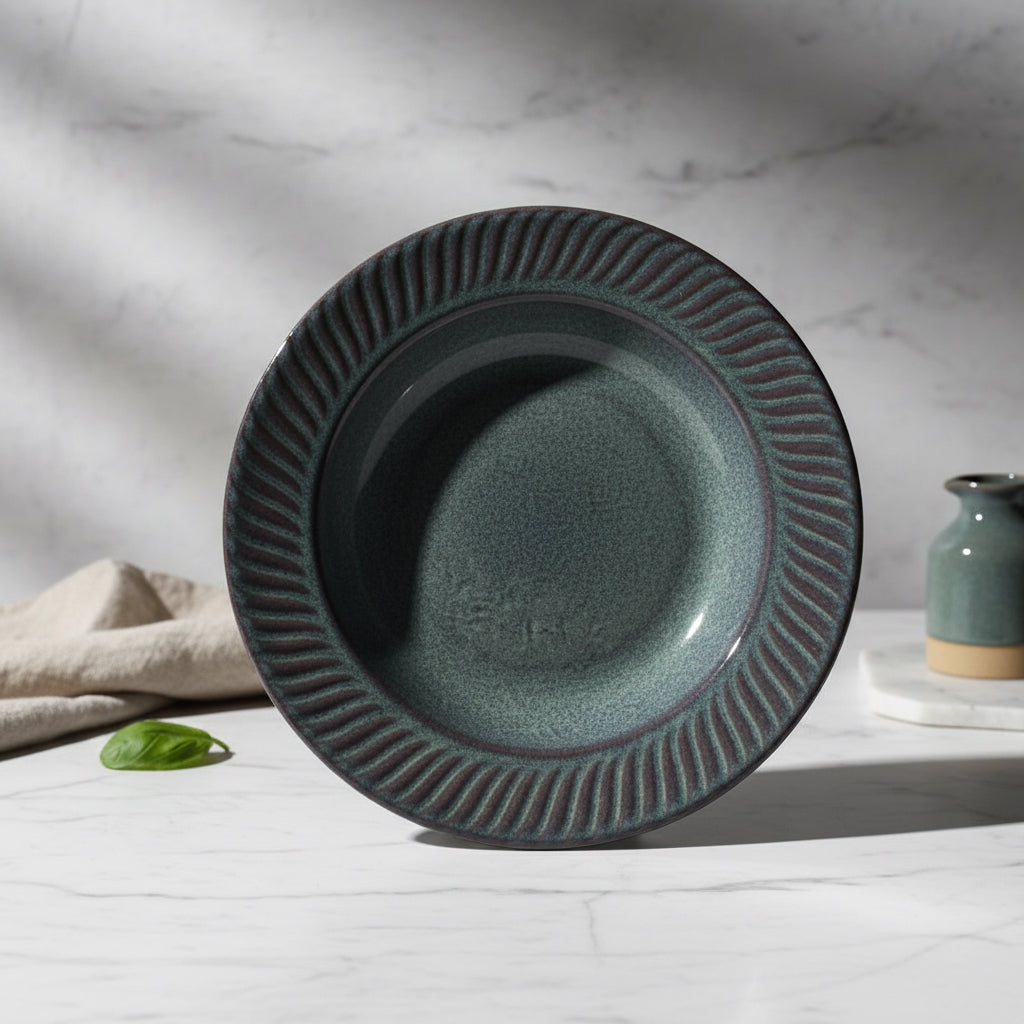 Verdant Ridge Pasta Plates