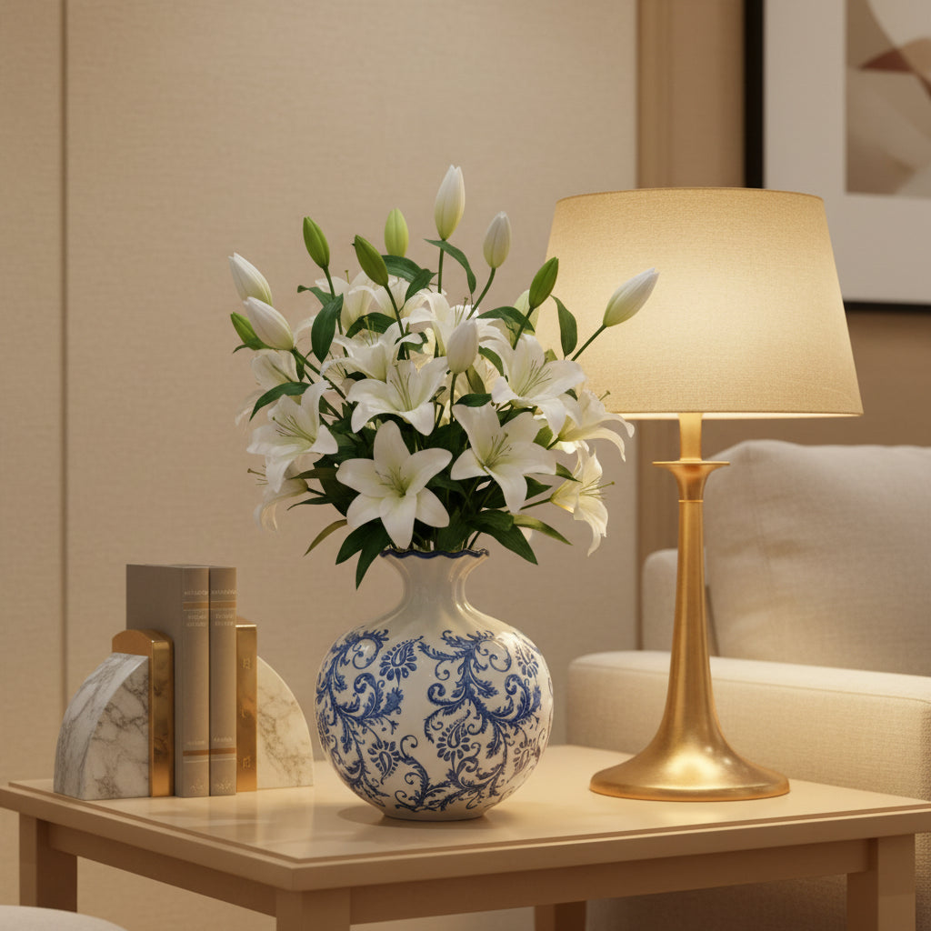 The Orient Bleu Vase