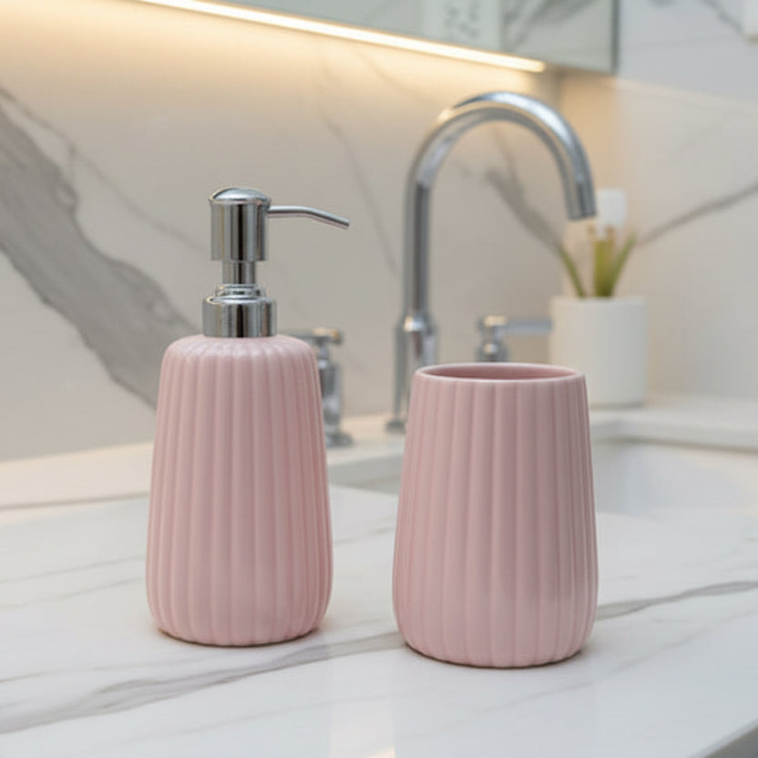 The Blush Luxe Bath Set