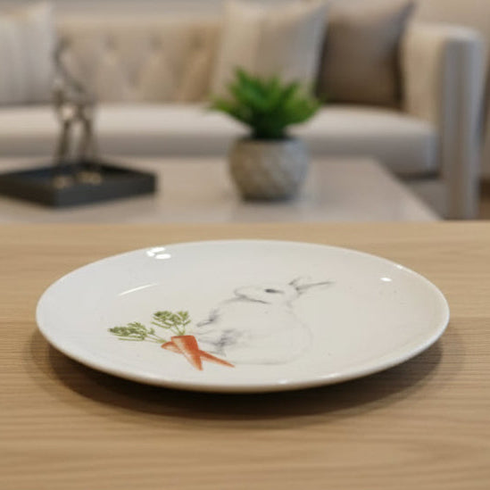 The Ivory Bunny Plate