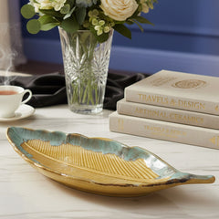 Marigold Leaf Platter