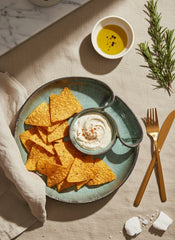 Mist Jade Chip & Dip Platter