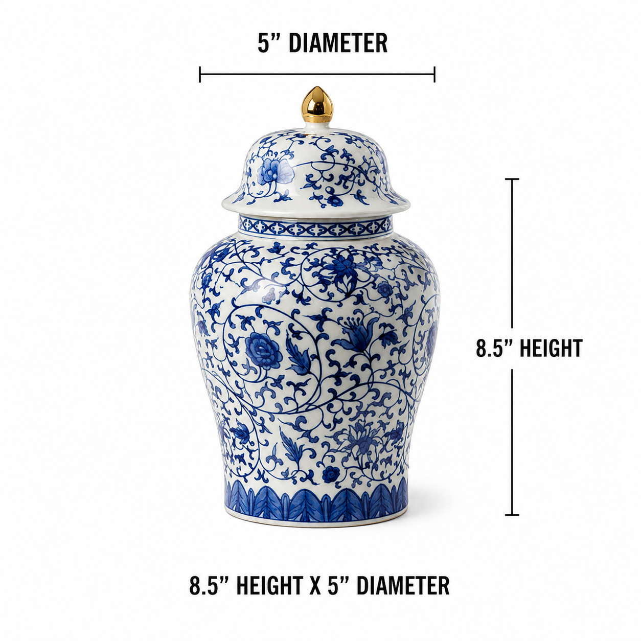 Imperial Heirloom Gilded Jar