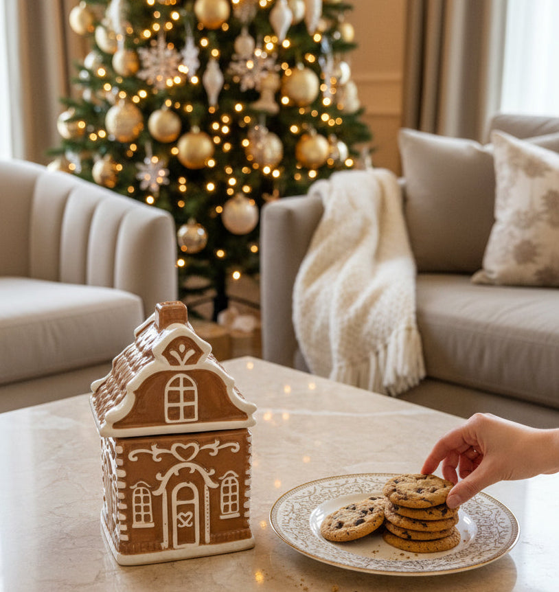 Gingerbread House Cookie Jar
