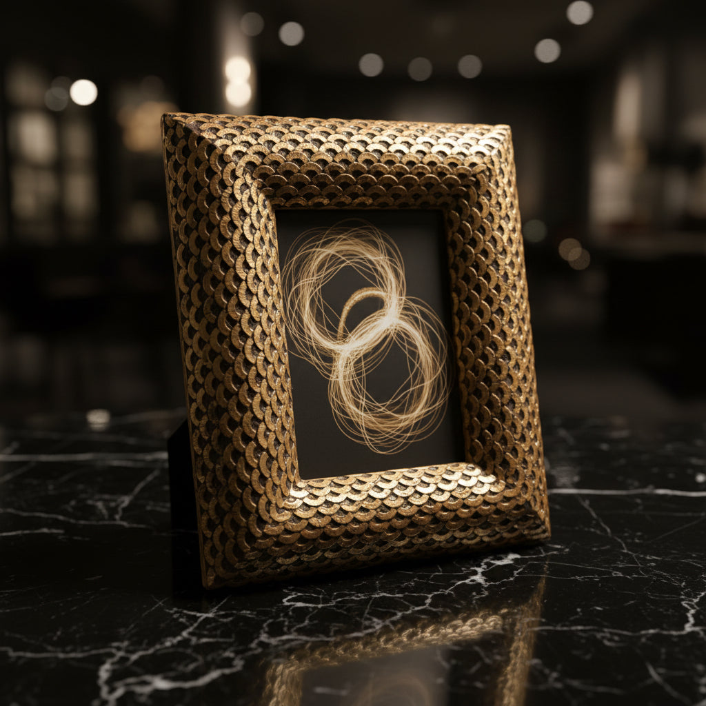 Heritage Mother Of Pearl Heirloom Photo-frame ~ Set of 2