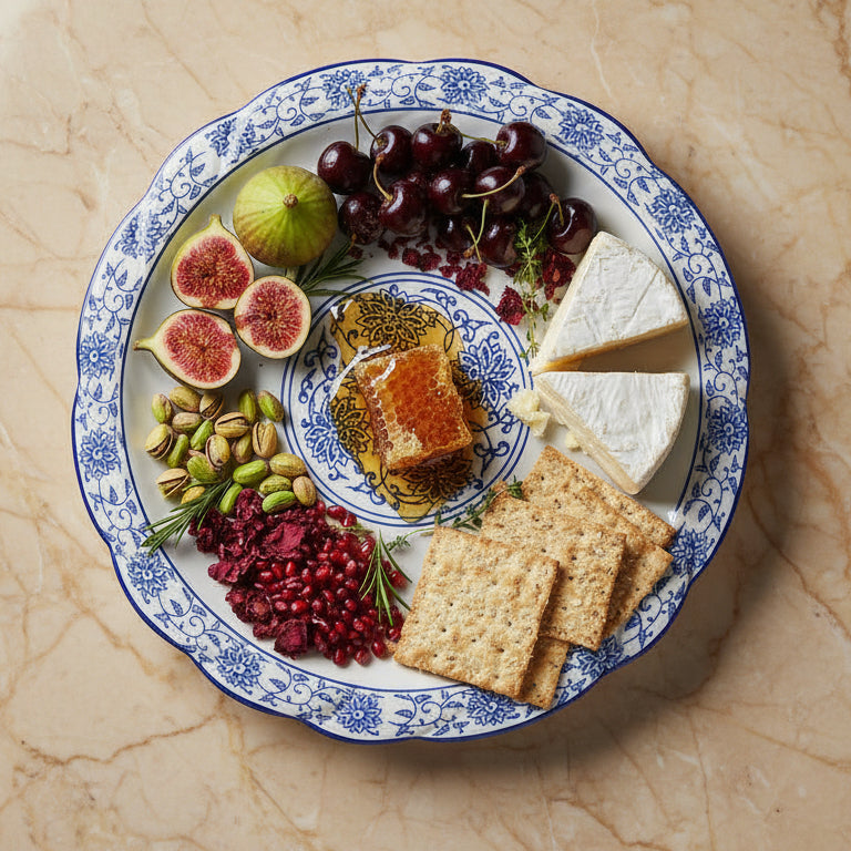 Imperial Blue Dynasty Deep Serve Platter