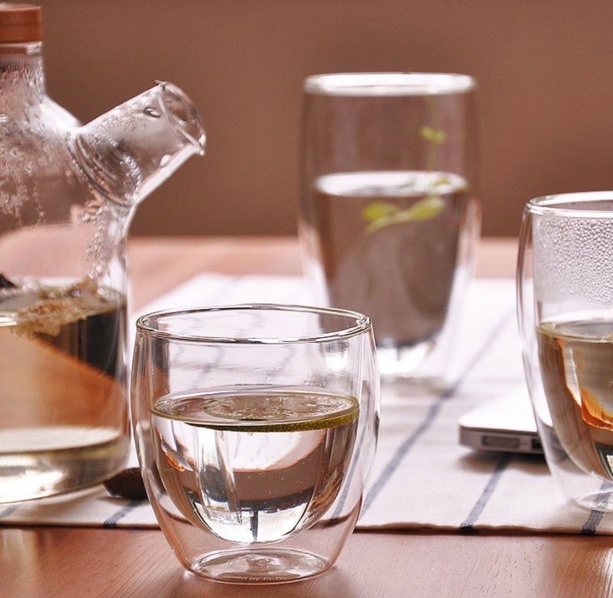 Lumière Thermal Glass Cup