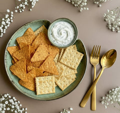 Mist Jade Duo Chip n Dip Platter