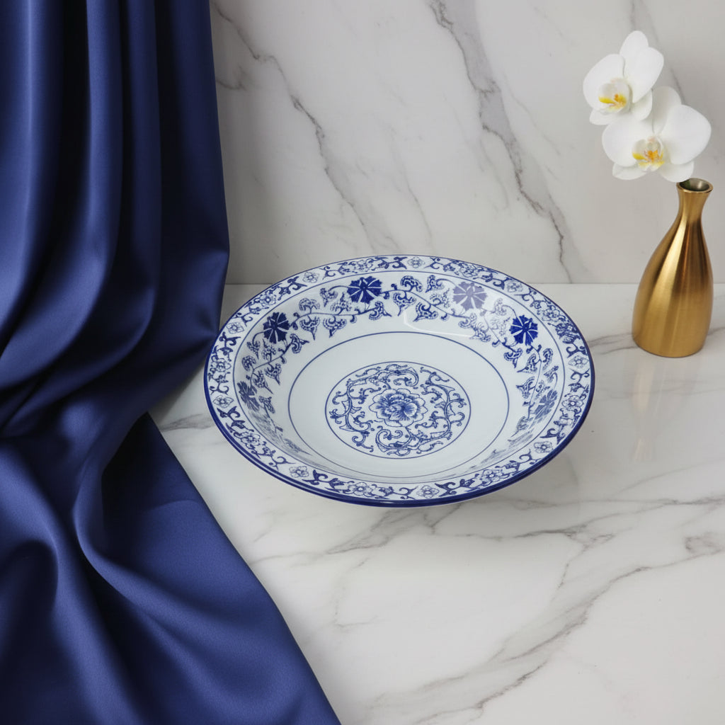 Imperial Blue Dynasty Deep Serve Platter