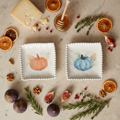 Pumpkin Harvest Tray ~  Set of 2