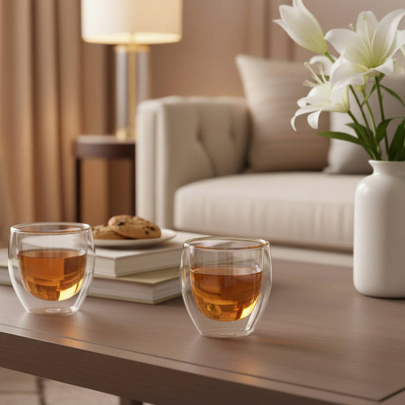 Lumière Thermal Glass Cup