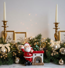 Santa’s Holiday Fireplace (with LED Lights)