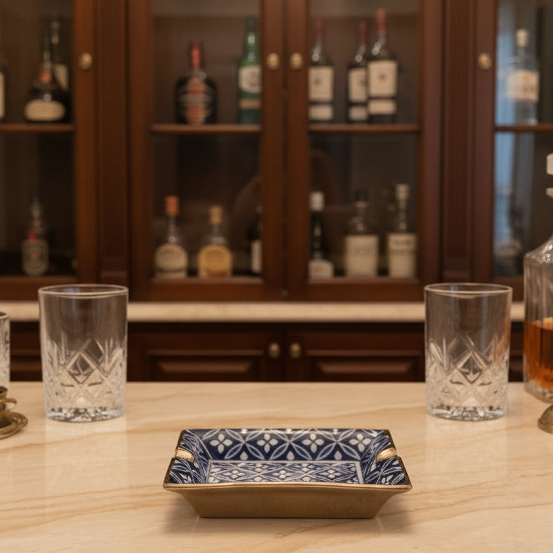Royale Indigo Cigar Tray