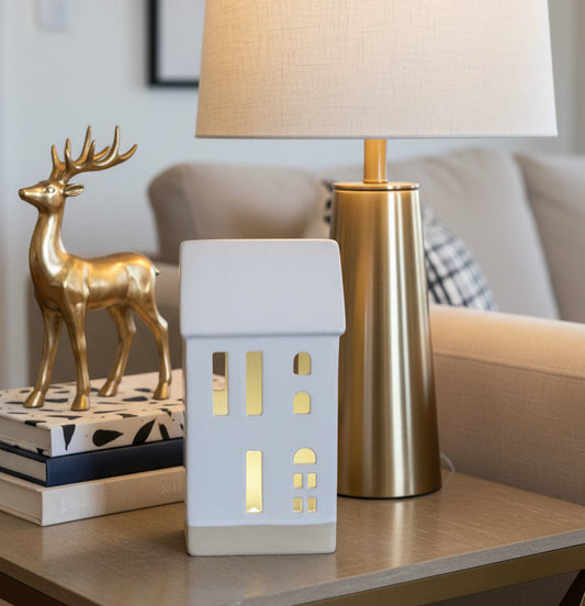 Winter Glow Chalet (With LED Lights)