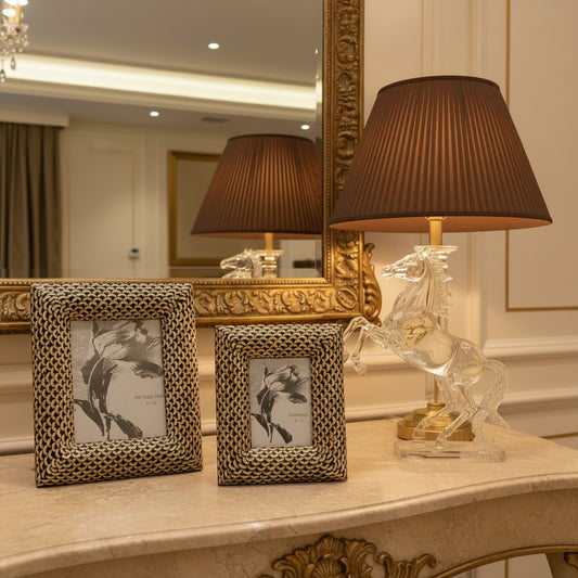 Heritage Mother Of Pearl Heirloom Photo-frame ~ Set of 2
