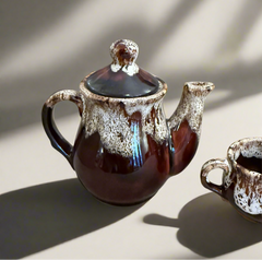 The Oriental Crimson Tea Set
