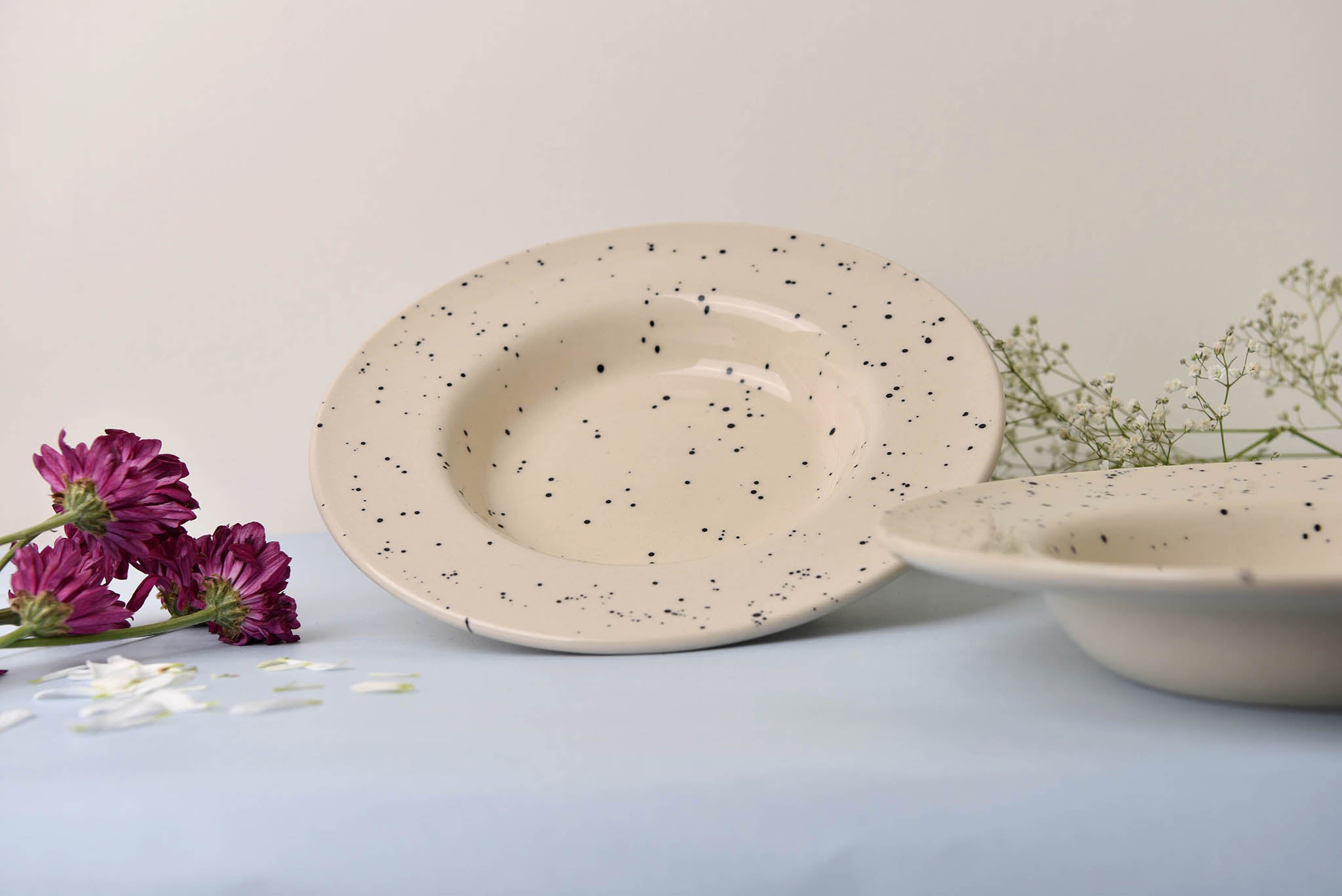 Blue Stippled Plate